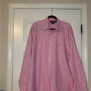 Polo by Ralph Lauren Pink Striped Men's Shirt